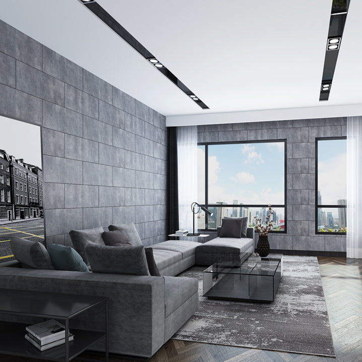 Lisslune | Individual Tiles Wallpaper Rectangular Shape Peel and Stick Wall Tile with Waterproof