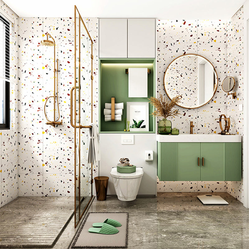 Lisslune | Individual Tiles Wallpaper Rectangular Shape Peel and Stick Wall Tile with Waterproof