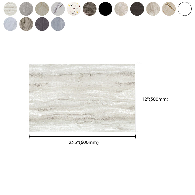 Lisslune | Individual Tiles Wallpaper Rectangular Shape Peel and Stick Wall Tile with Waterproof