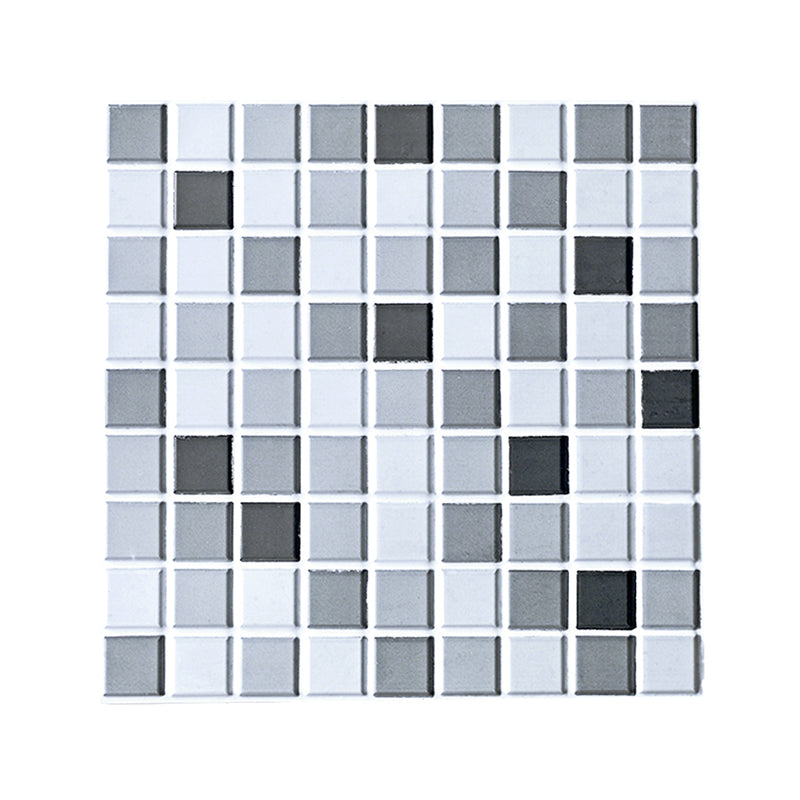 Lisslune | PVC Peel & Stick Mosaic Tile Square Shape Mosaic Tiles Wallpaper