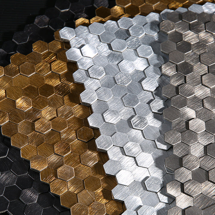 Lisslune | Mosaic Tiles - Waterproof Peel and Stick Wall Tile with Hexagonal Shape