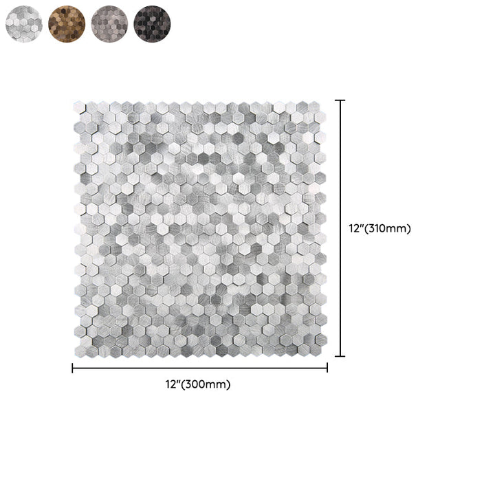 Lisslune | Mosaic Tiles - Waterproof Peel and Stick Wall Tile with Hexagonal Shape