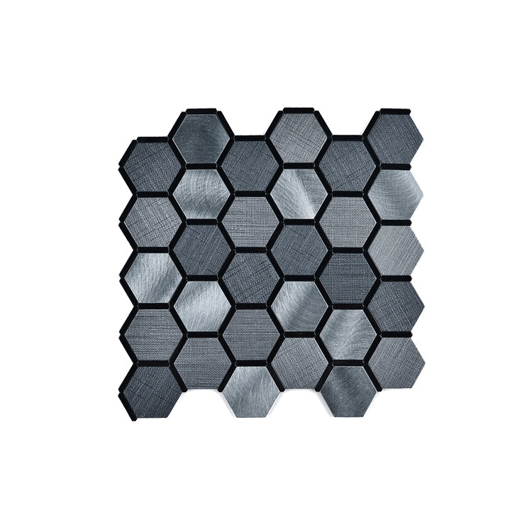 Lisslune | Mosaic Tile Wallpaper Hexagonal Shape Peel and Stick Backsplash