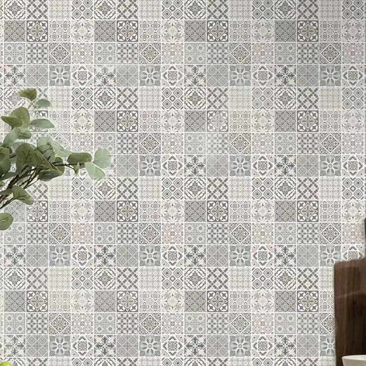Lisslune | Mosaic tile wallpaper plastic stain-resistant peel and stick mosaic tiles