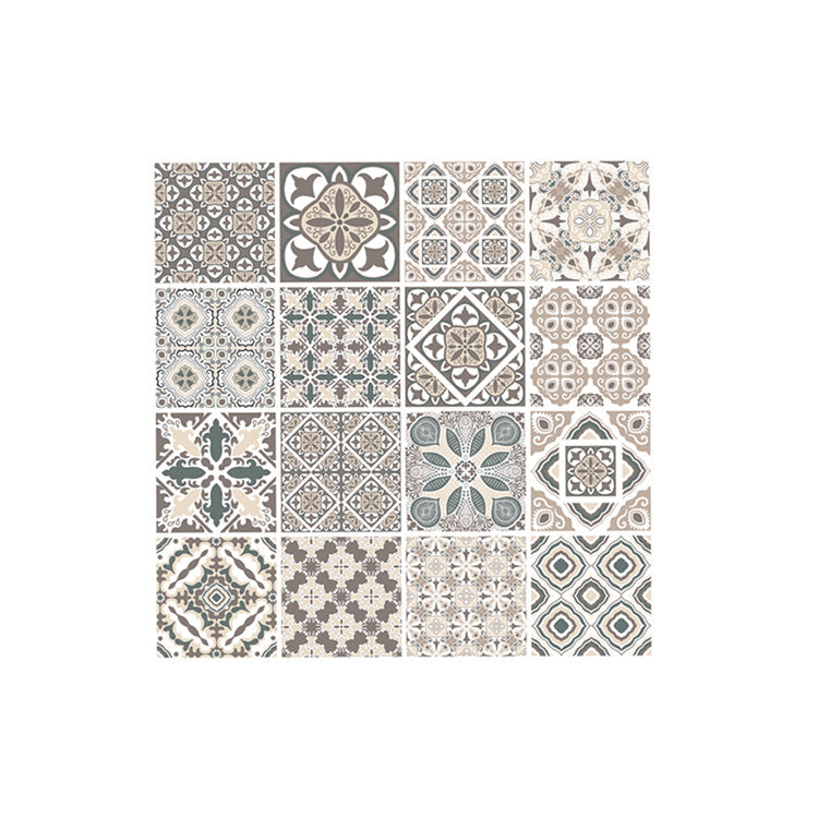 Lisslune | Mosaic tile wallpaper plastic stain-resistant peel and stick mosaic tiles