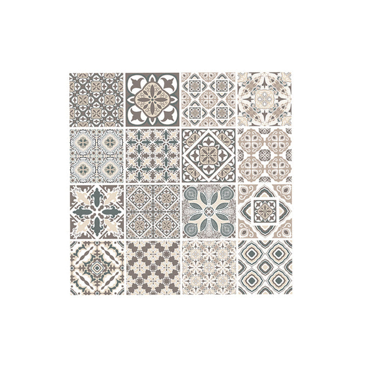 Lisslune | Mosaic tile wallpaper plastic stain-resistant peel and stick mosaic tiles