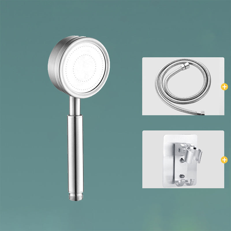 Lisslune | Modern Shower Head Stainless Steel Round Metal Handheld Shower Head