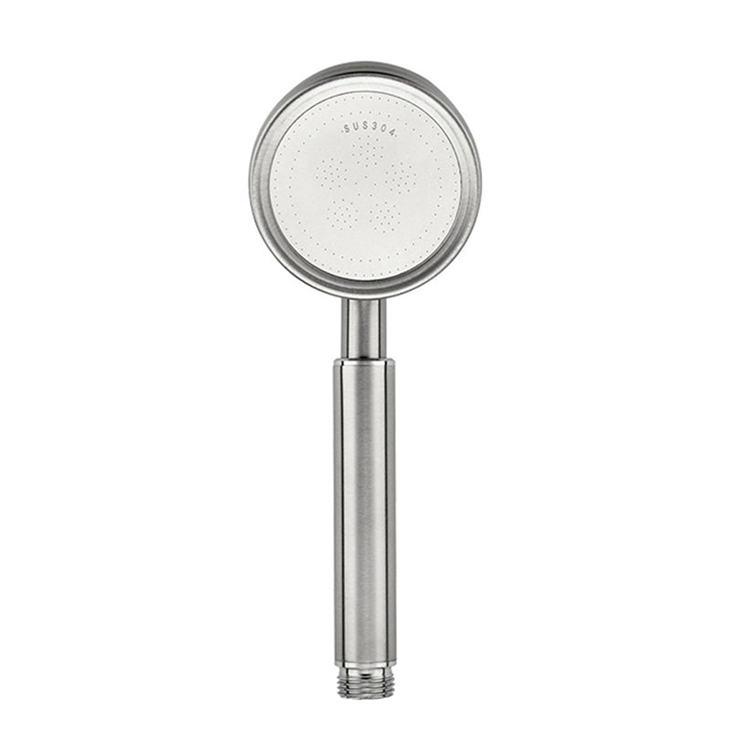 Lisslune | Modern Shower Head Stainless Steel Round Metal Handheld Shower Head