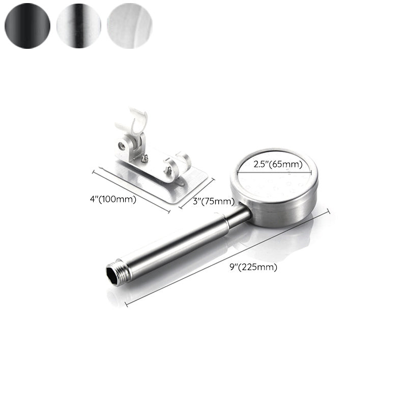 Lisslune | Modern Shower Head Stainless Steel Round Metal Handheld Shower Head