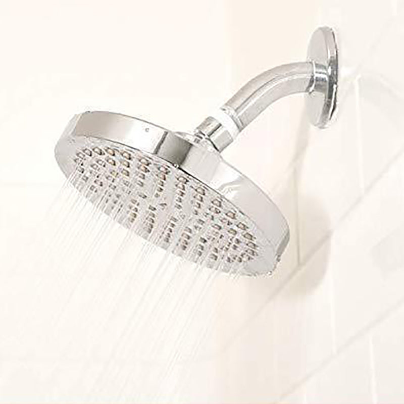 Lisslune | Contemporary round fixed wall shower head Silver shower head