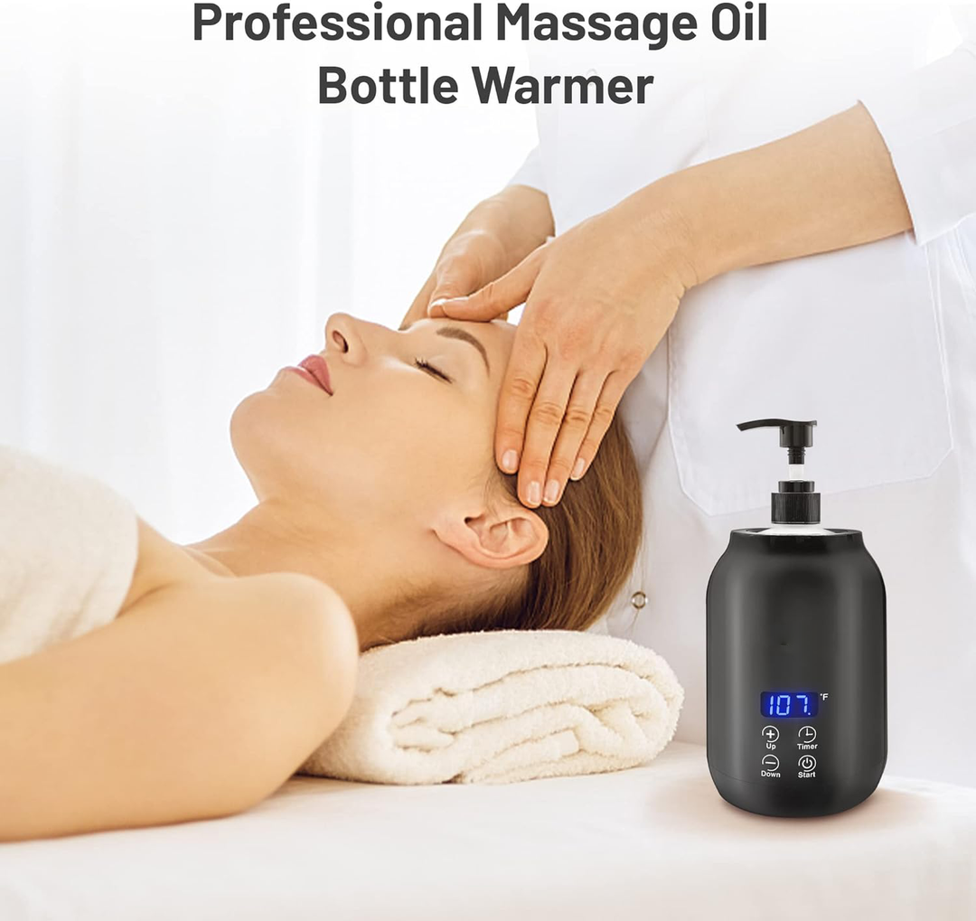 Lisslune | Professional Portable Electric Massage Oil Warmer – Fast Heating & Digital Control