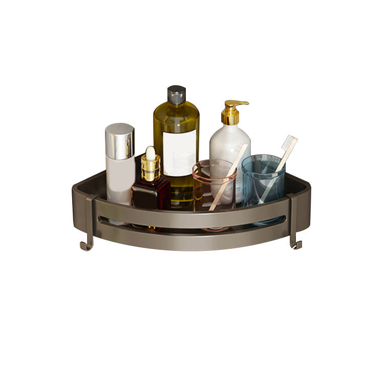 Lisslune | Contemporary Bathroom Accessory Set 3-piece Bath Shelf with Hooks