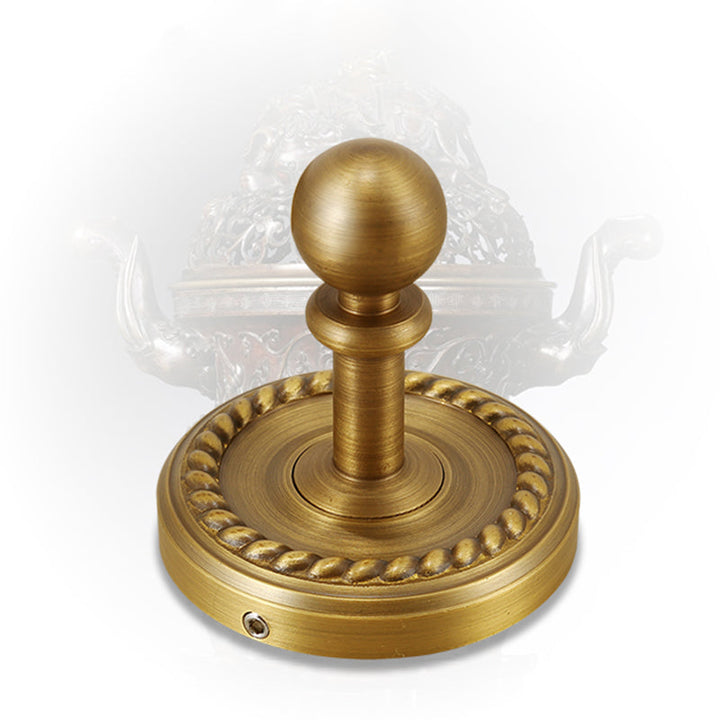 Lisslune | Brass Traditional Bathroom Accessory Set Vintage Bronze Bath Shelf/Towel Holder/Bathrobe Hook