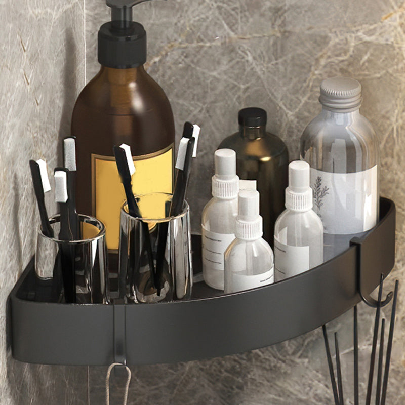 Lisslune | Modern 2/3-piece Bathroom Set Stainless Steel Triangle Bath Shelf made of Aluminum