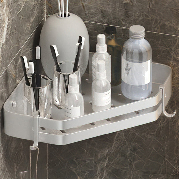 Lisslune | Modern 2/3-piece Bathroom Set Stainless Steel Triangle Bath Shelf made of Aluminum