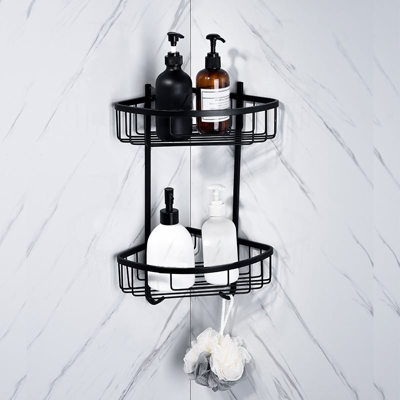 Lisslune | 5-piece Modernism Bathroom Accessory Set in Matte Black Stainless Steel