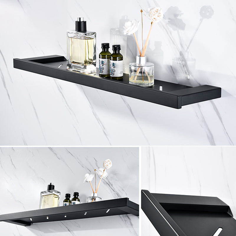Lisslune | 5-piece Modernism Bath Accessory Set in Matte Black Stainless Steel