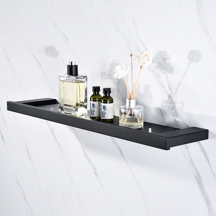 Lisslune | 5-piece Modernism Bath Accessory Set in Matte Black Stainless Steel