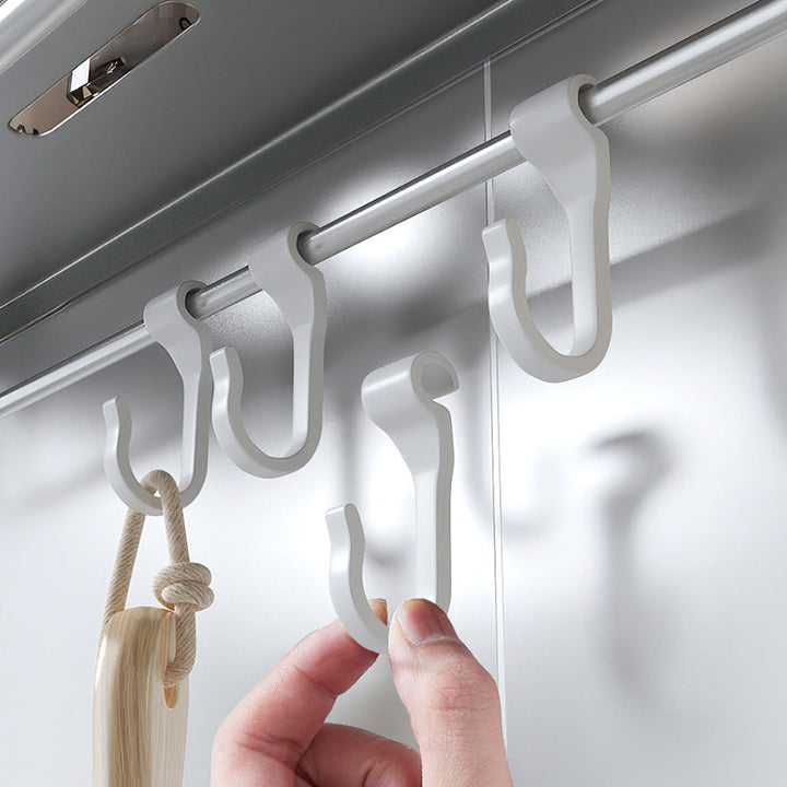 Lisslune | 3-piece modern bathroom hardware set aluminum bathroom shelf in gray