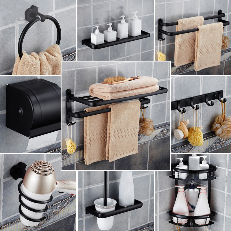 Lisslune | Modern Bathroom Accessories Hardware Set Black Accessories Hardware Set