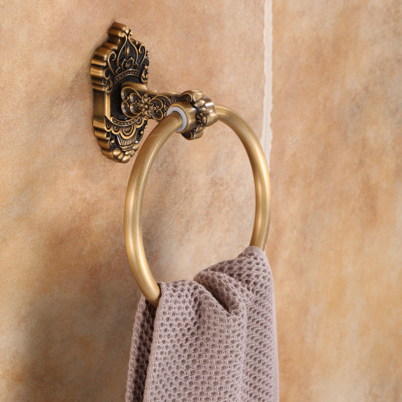 Lisslune | Brass Accessories Hardware Set Traditional Bathroom Accessories Hardware Set