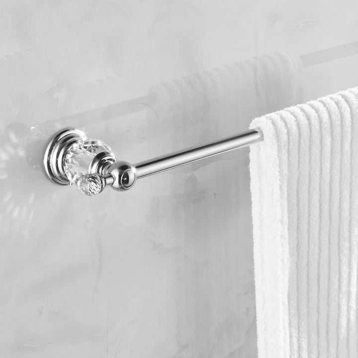 Lisslune | Modern Bathroom Accessories Hardware Set Silver Accessories Hardware Set