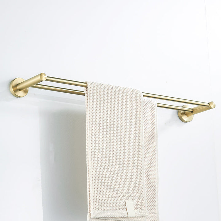 Lisslune | Traditional Brushed Brass Bathroom Accessories As Individual Piece Or In Set made of Metal