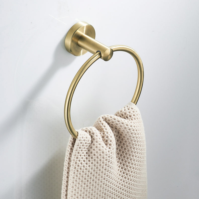 Lisslune | Traditional Brushed Brass Bathroom Accessories As Individual Piece Or In Set made of Metal