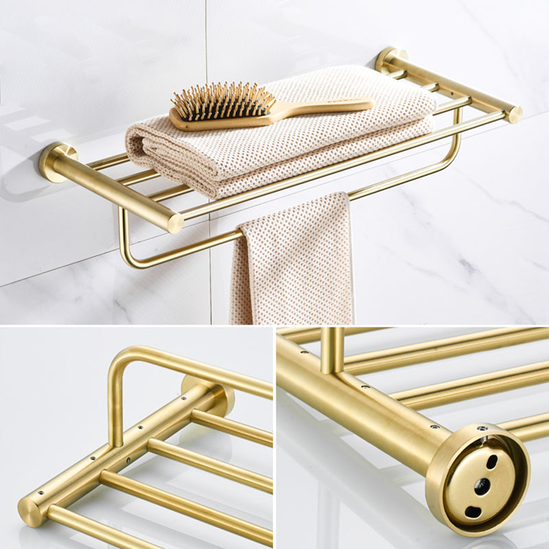 Lisslune | Traditional Brushed Brass Bathroom Accessories As Individual Piece Or In Set made of Metal