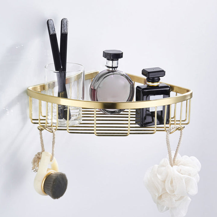 Lisslune | Traditional Brushed Brass Bathroom Accessories As Individual Piece Or In Set Made Of Metal