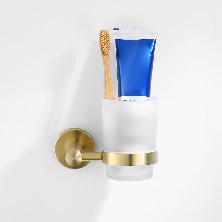 Lisslune | Traditional Brushed Brass Bathroom Accessories As Individual Piece Or In Set Made Of Metal