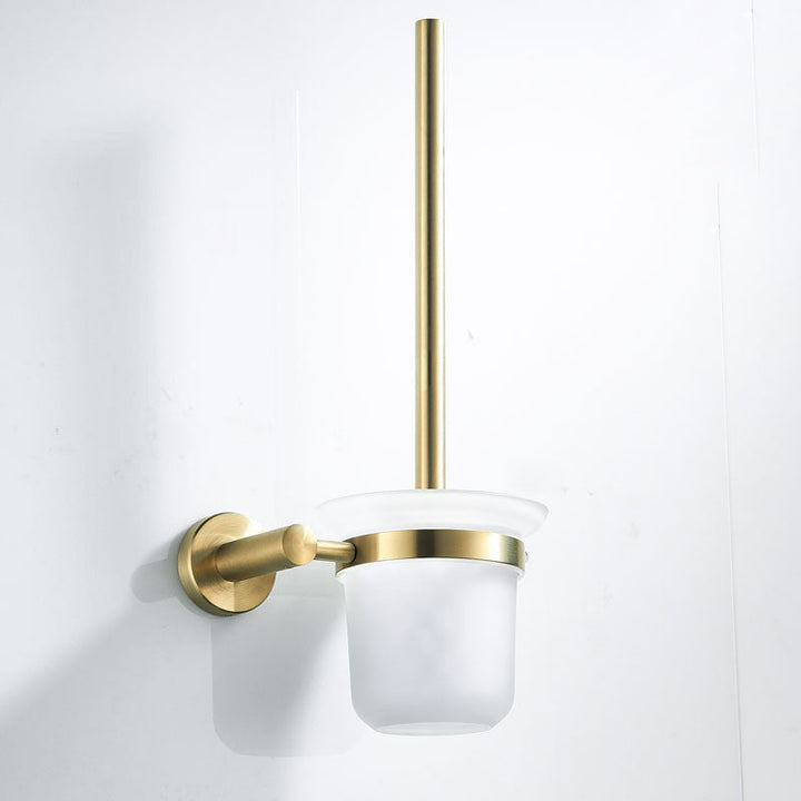 Lisslune | Traditional Brushed Brass Bathroom Accessories As Individual Piece Or In Set Made Of Metal