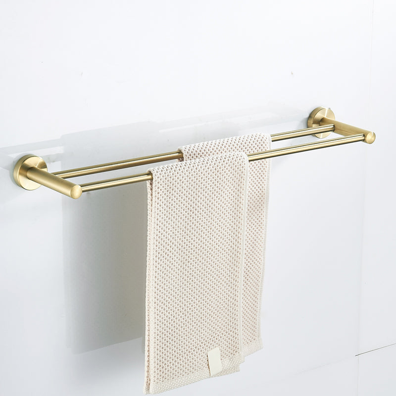 Lisslune | Traditional Brushed Brass Bathroom Accessories As Individual Piece Or In Set made of Metal