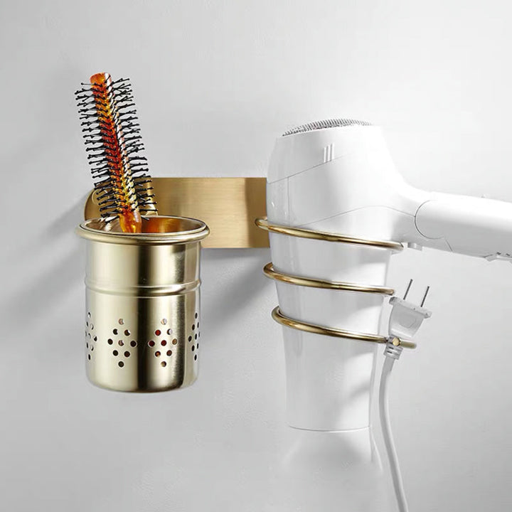 Lisslune | Traditional Brushed Brass Bathroom Accessories As Individual Piece Or In Set Made Of Metal