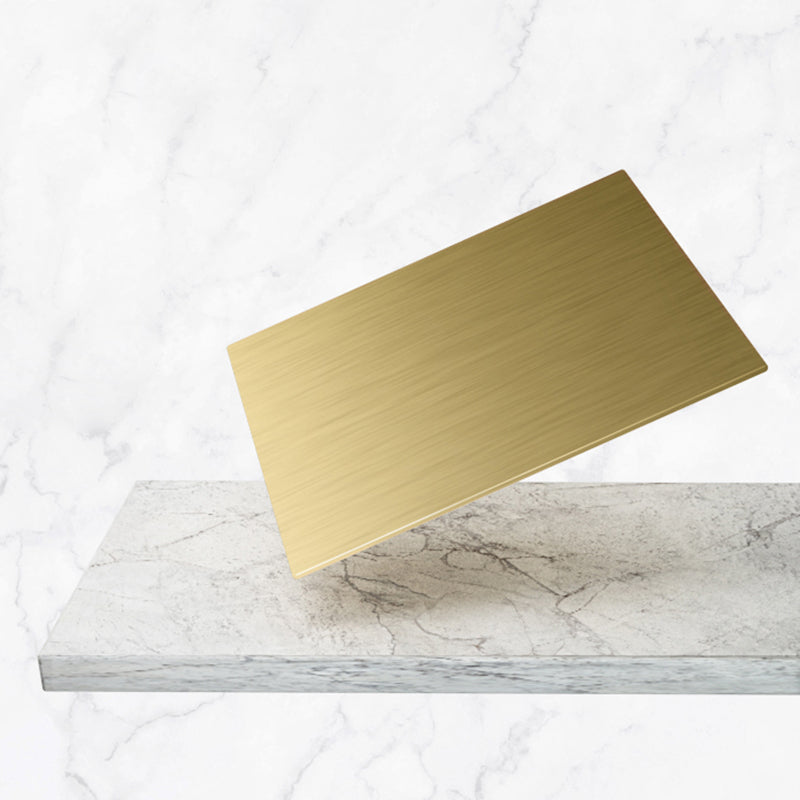 Lisslune | Modern Bathroom Accessory Set made of Gold Metal and Acrylic Bath Accessory Set