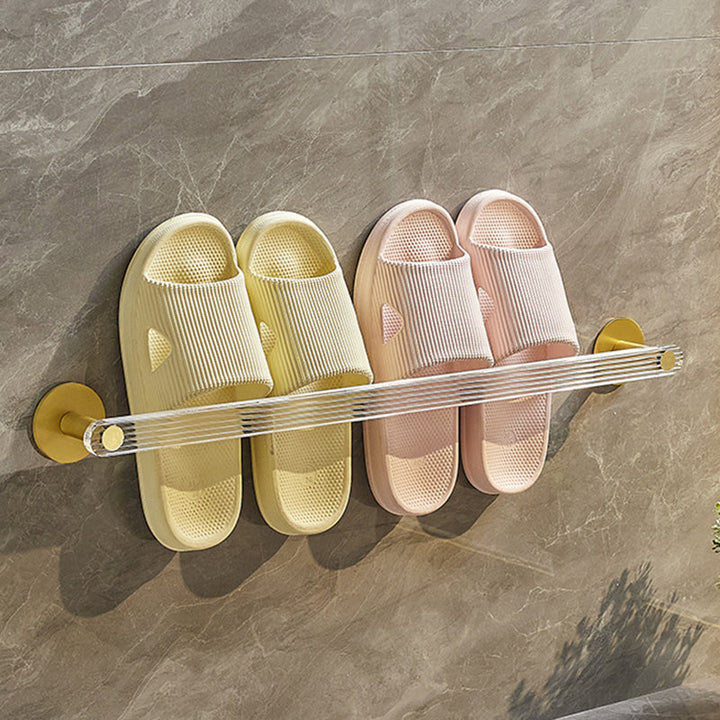 Lisslune | Modern Bathroom Accessory Set made of Gold Metal and Acrylic Bath Accessory Set