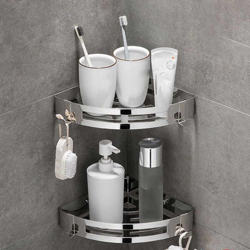 Lisslune | Modern Bathroom Accessories Hardware Set Silver Bathroom Hardware Set