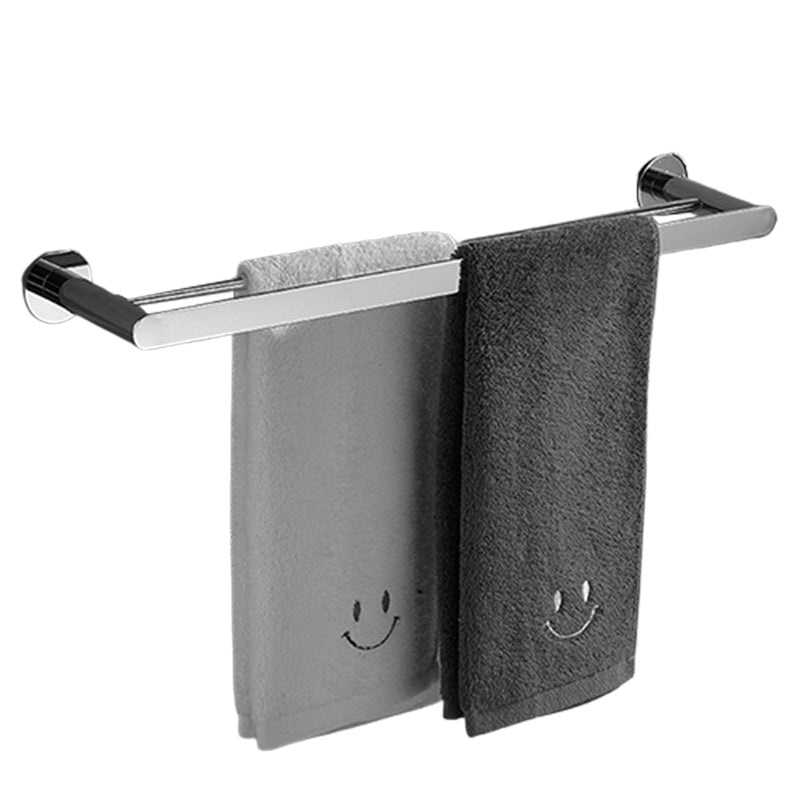 Lisslune | Modern Bathroom Accessories Hardware Set Silver Bathroom Hardware Set