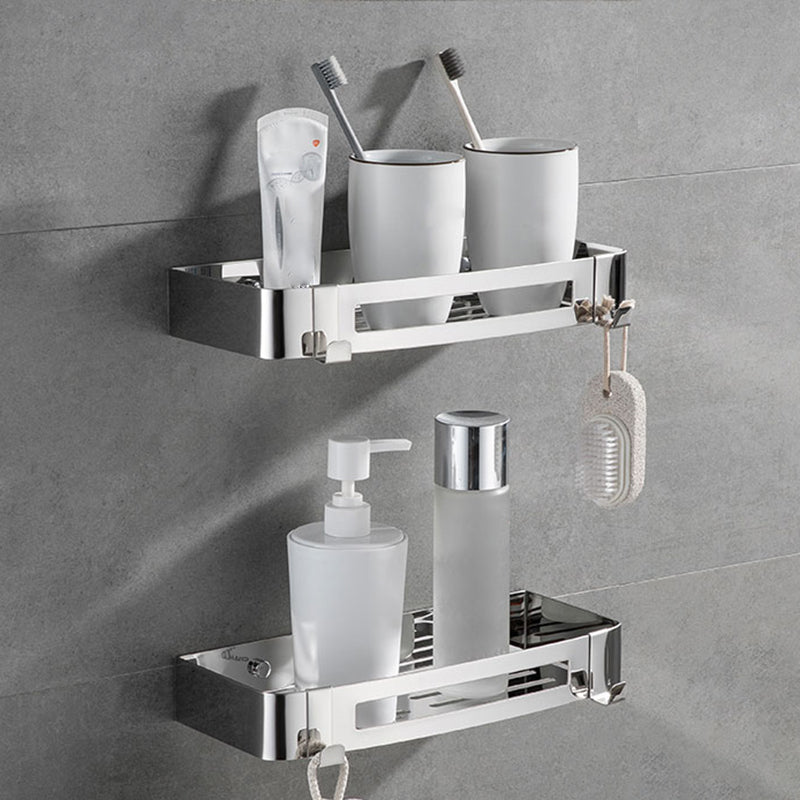 Lisslune | Modern Bathroom Accessories Hardware Set Silver Bathroom Hardware Set