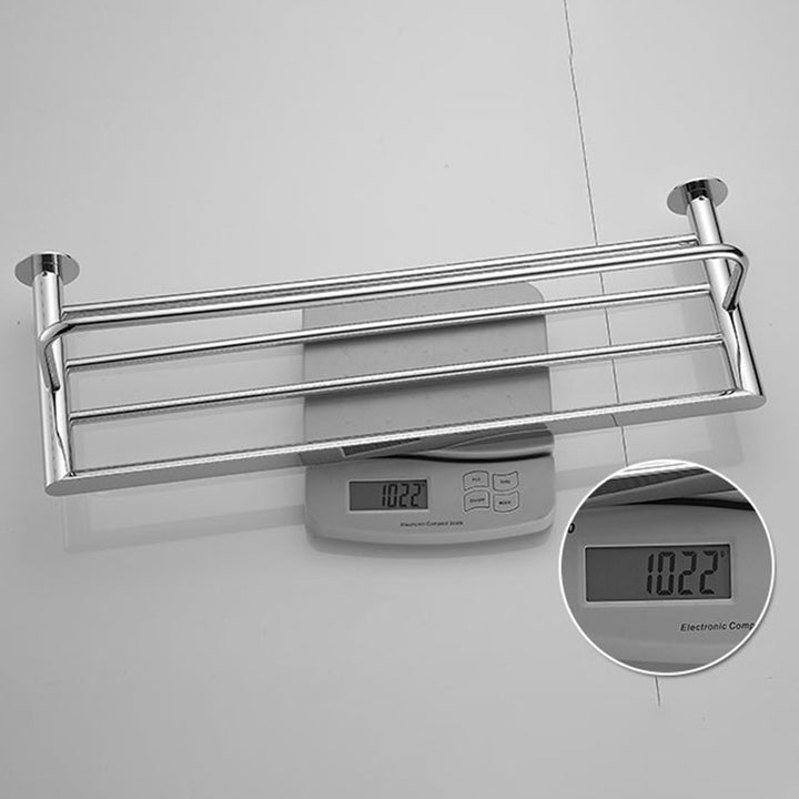 Lisslune | Modern Bathroom Accessories Hardware Set Silver Bathroom Hardware Set