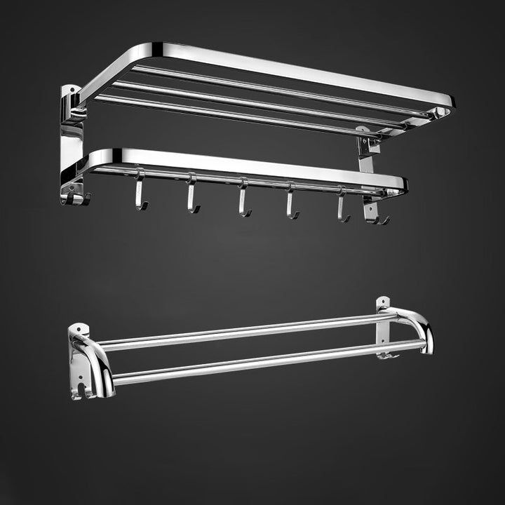 Lisslune | Contemporary Metal Bathroom Accessories Single Piece or as Set with Paper Holder