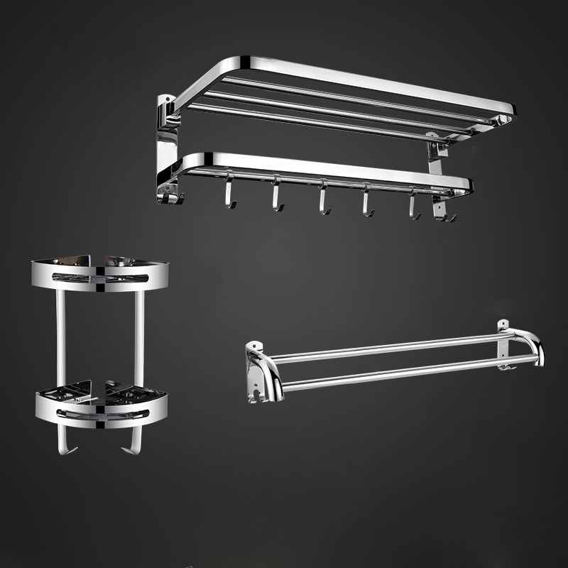 Lisslune | Contemporary Metal Bathroom Accessories Single Piece or as Set with Paper Holder