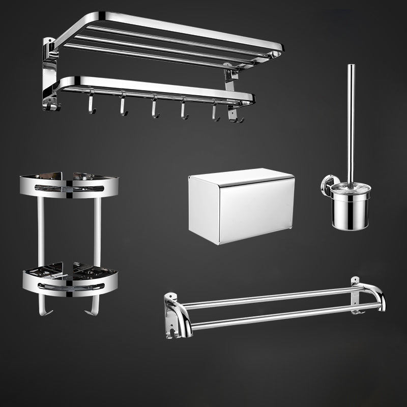 Lisslune | Contemporary Metal Bathroom Accessories Single Piece or as Set with Paper Holder