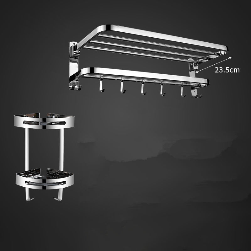 Lisslune | Contemporary Metal Bathroom Accessories Single Piece or as Set with Paper Holder