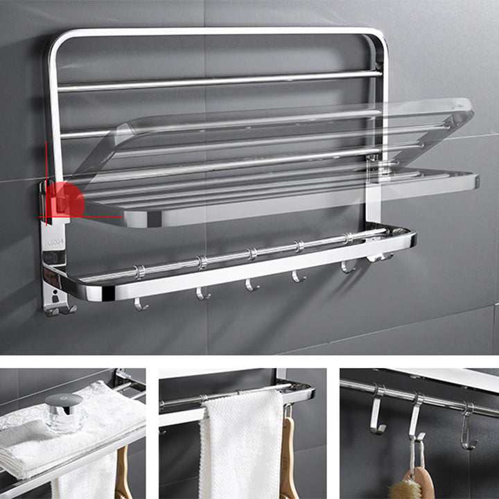 Lisslune | Contemporary Metal Bathroom Accessories Single Piece or as Set with Paper Holder
