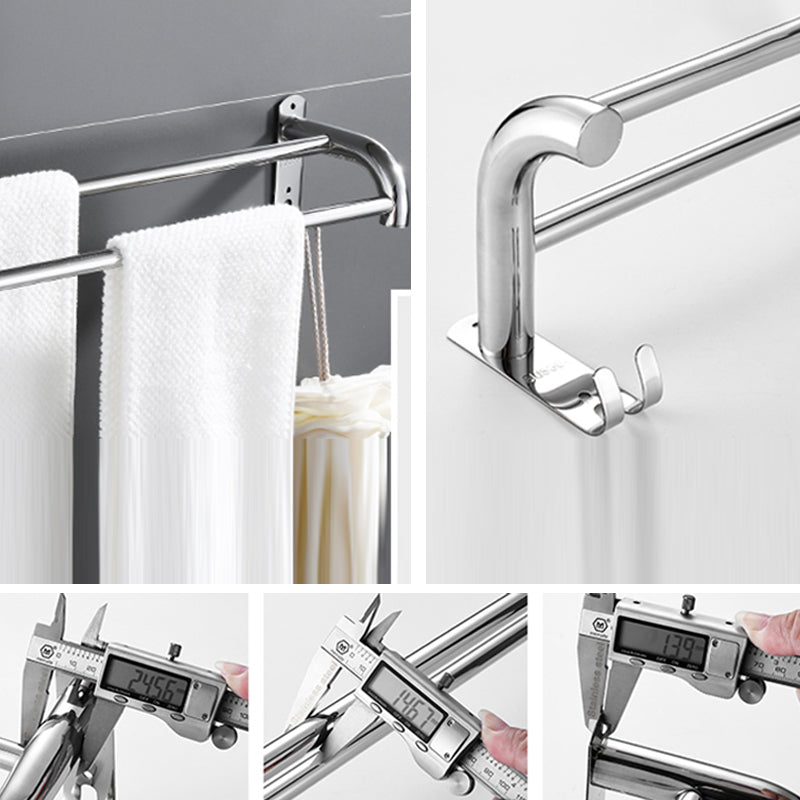 Lisslune | Contemporary Metal Bathroom Accessories Single Piece or as Set with Paper Holder