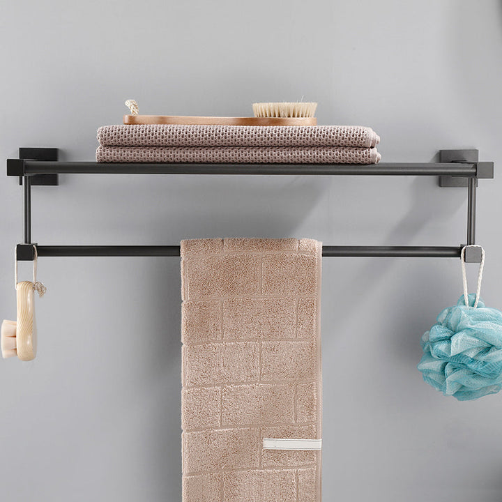 Lisslune | Modern Bathroom Accessories Hardware Set Gray Bathroom Hardware Set