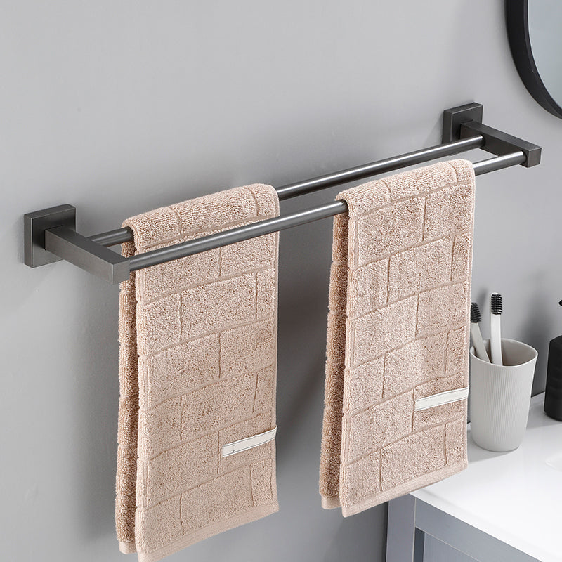 Lisslune | Modern Bathroom Accessories Hardware Set Gray Bathroom Hardware Set