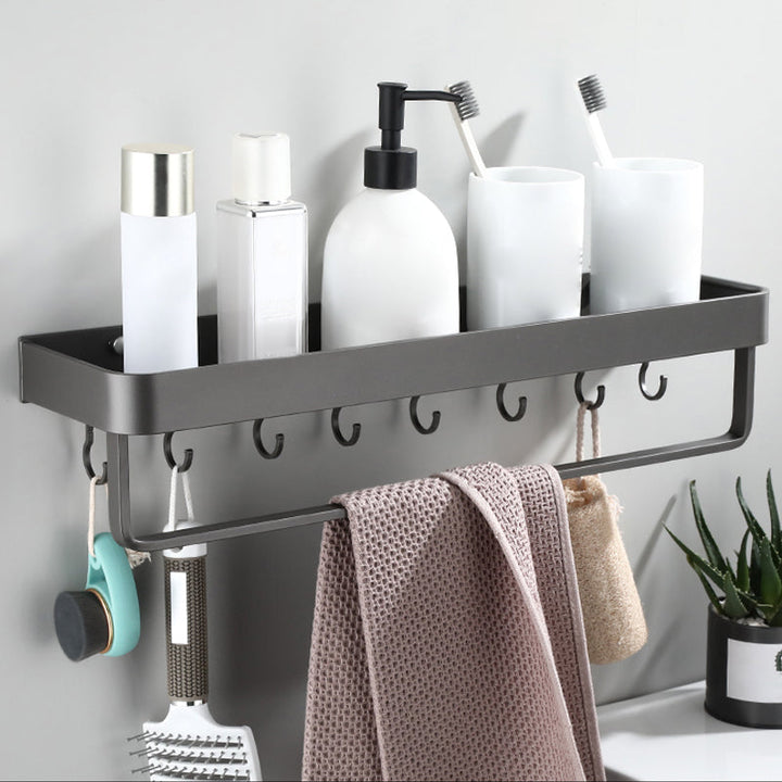 Lisslune | Modern Bathroom Accessories Hardware Set Gray Bathroom Hardware Set