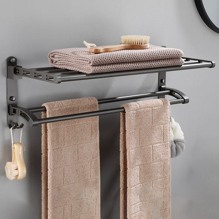 Lisslune | Modern Bathroom Accessories Hardware Set Gray Bathroom Hardware Set